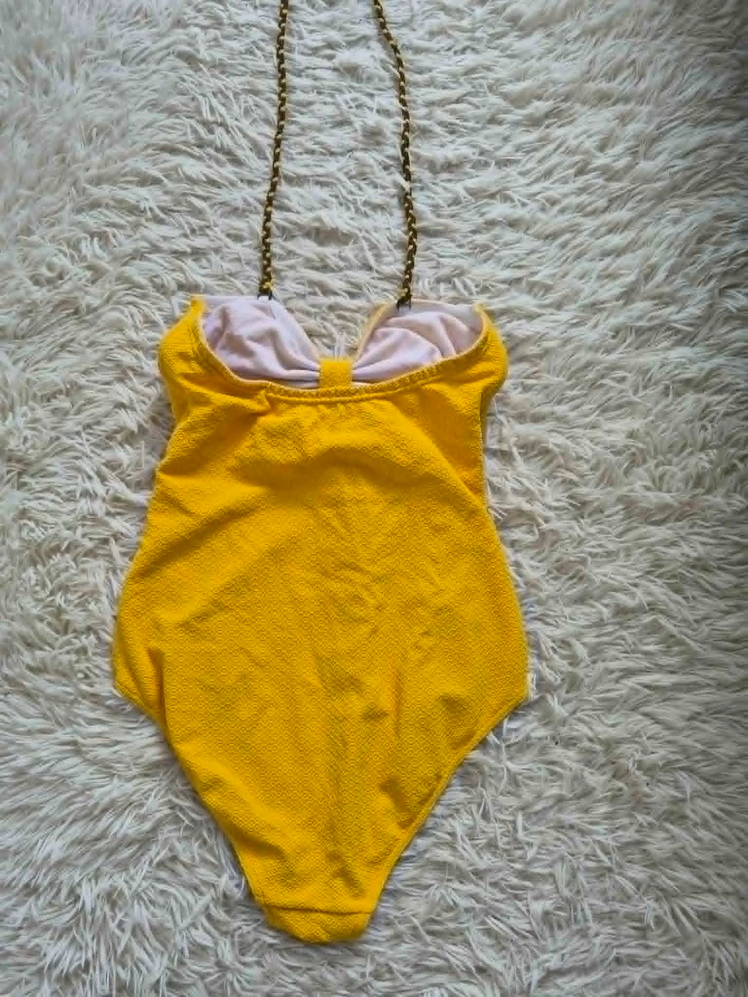 Galeries Lafayette yellow swimsuit - Size 42 - Very good condition – photo 4